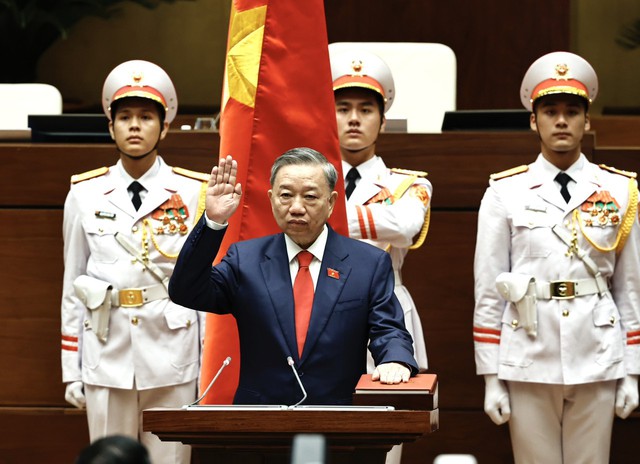 Tân Chủ tịch nước Tô Lâm tuyên thệ nhậm chức