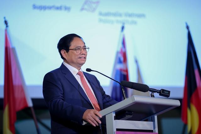 Thủ tướng vui mừng thông báo dự kiến trong chuyến thăm lần này của ông tới Australia, hai bên dự kiến sẽ tuyên bố nâng cấp quan hệ song phương, qua đó đưa quan hệ hai nước ngày càng đi vào chiều sâu, thực chất và hiệu quả hơn