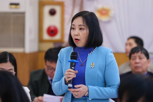 Đại diện Liên đoàn Lao động tỉnh Bắc Ninh phát biểu