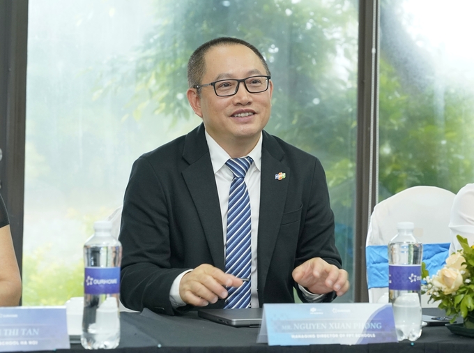 Ông Nguyễn Xuân Phong tại lễ ký kết hợp tác với Công ty OURHOME Vietnam