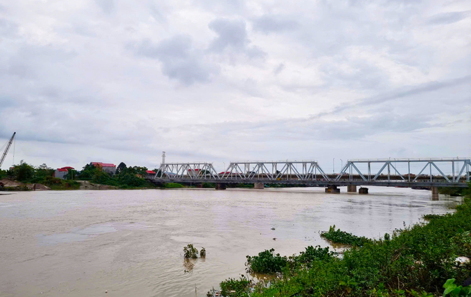Lũ trên sông Cầu đã lên báo động số 2.
