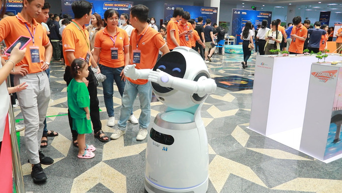 Học sinh có cơ hội tham gia hàng loạt trải nghiệm thú vị tại ngày hội 