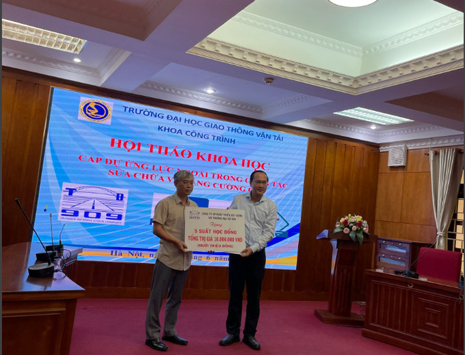 Công ty 909 luôn chú trọng công tác đào tạo, tuyển dụng nguồn nhân lực phục vụ cho QL, BDTX đường bộ