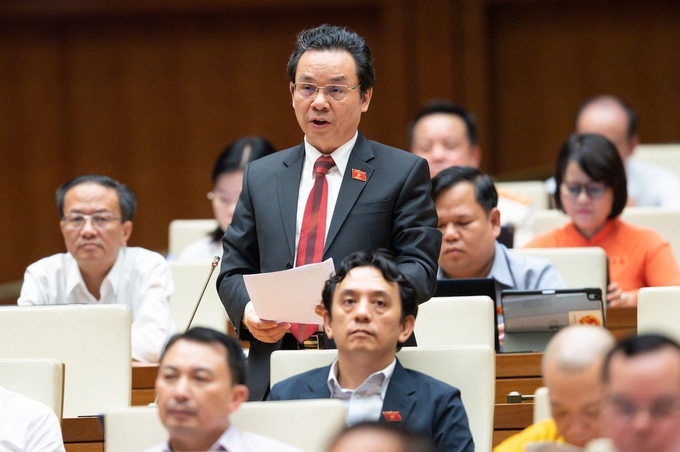 Ông Hoàng Văn Cường, Phó hiệu trưởng Đại học Kinh tế Quốc dân, đại biểu TP Hà Nội. Ảnh: Phạm Thắng
