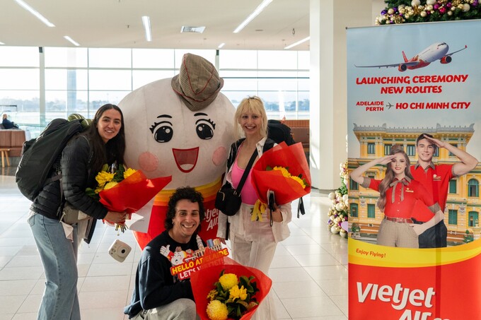 Hãng hàng không Vietjet Air vừa mở đường bay mới kết nối TP.HCM đến hai thành phố Perth, Adelaide (Australia)