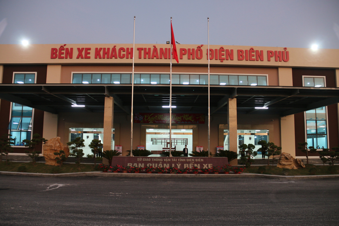 Bến xe khách thành phố Điện Biên Phủ, tỉnh Điện Biên (Ảnh: Đức Mạnh)
