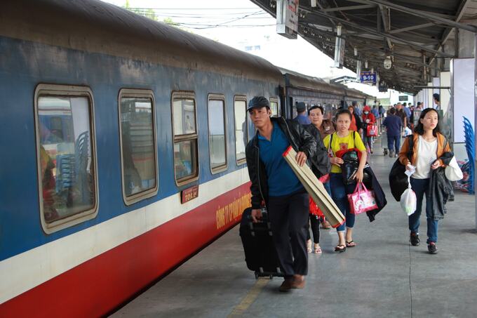 Về tàu trong dịp Tết nguyên đán 2023 tính đến thời điểm hiện nay còn khoảng 57.000 chỗ
