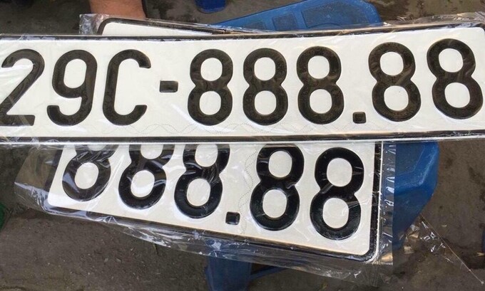 Biển số trúng đấu giá chỉ được cấp cho người đã đăng ký tham gia và trúng đấu giá
