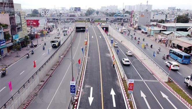 Bộ Giao thông vận tải giải ngân gần 15% kế hoạch vốn đầu tư công được giao. Ảnh: TTXVN