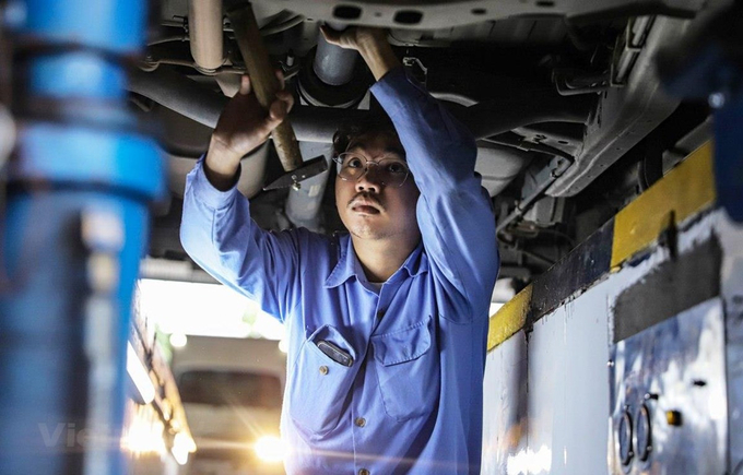 Mức giá lập hồ sơ phương tiện đối với xe cơ giới được miễn kiểm định lần đầu là 46.000 đồng/xe