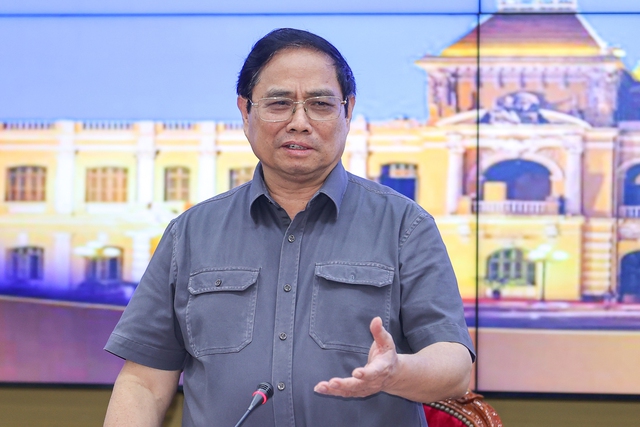 Thủ tướng: TPHCM phải góp phần tạo động lực, truyền cảm hứng cho các bộ, ngành, địa phương trong quá trình phát triển - Ảnh: VGP/Nhật Bắc