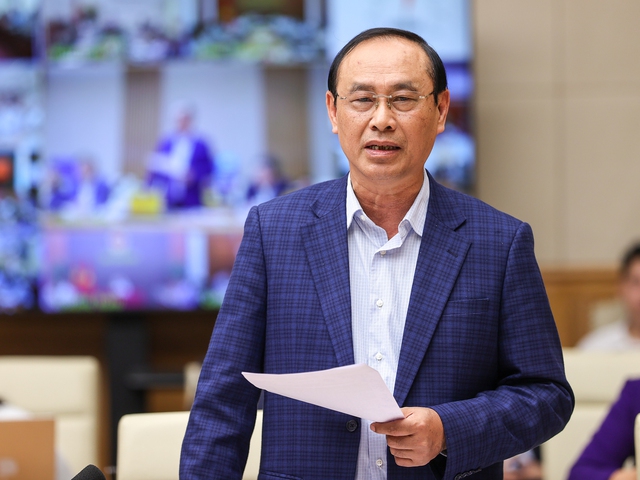 Thứ trưởng Bộ GTVT Lê Đình Thọ. Ảnh VGP/Nhật Bắc
