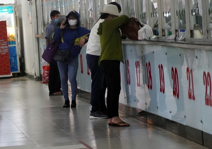 Bến xe Miền Đông (quận Bình Thạnh, TP.HCM) ngày thường rất ít hành khách.