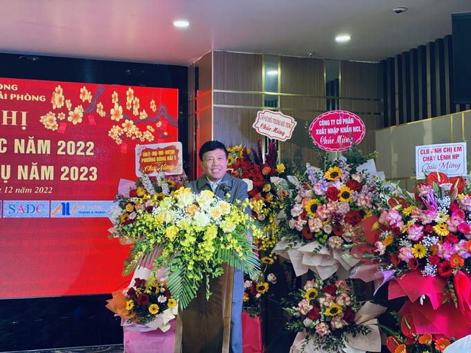 Chủ tịch Hiệp hội kỳ vọng Hiệp hội Vận tải Hải Phòng phát huy vai trò kết nối doanh nghiệp cũng như khắc phục những tồn tại trong năm 2023