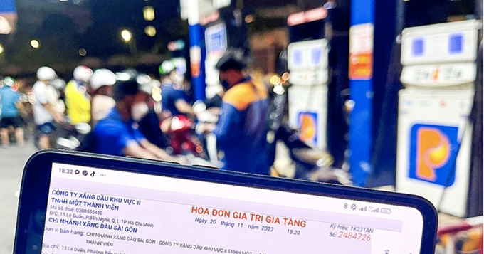 Bộ Tài chính, cơ quan thuế thực hiện thành công phát hành hóa đơn điện tử theo từng lần bán hàng tại các cửa hàng bán lẻ xăng dầu