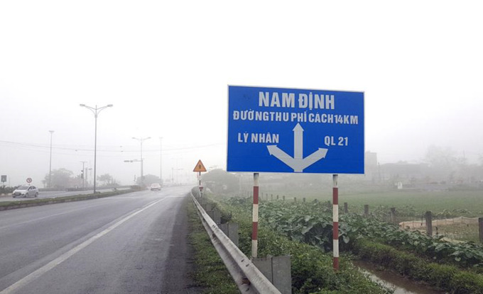 Tuyến Phủ Lý - TP. Nam Định hiện đang được khai thác theo quy mô đường cấp II