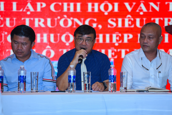 Ông Đặng Văn Chung, nguyên Phó Vụ trưởng Vụ An toàn giao thông (Tổng cục Đường bộ Việt Nam) làm trưởng ban Chi hội Vận tải hàng siêu trường siêu trọng
