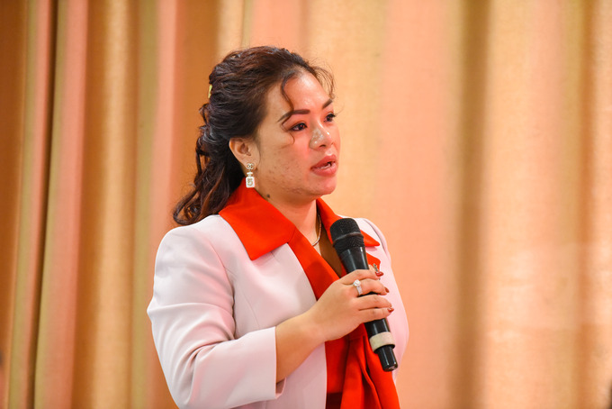 Đại diện doanh nghiệp công ty vận tải cũng đã ý tham luận tại buổi thành lập Chi hội Vận tải hàng siêu trường siêu trọng