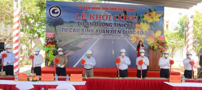 Lễ khởi công Dự án Đường tỉnh 873