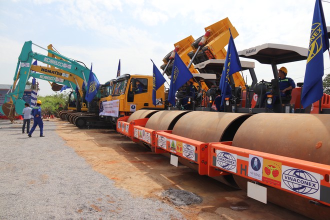 Vinaconex là một trong những đơn vị tham gia nhiều gói thầu nhất tại Cao tốc Bắc - Nam