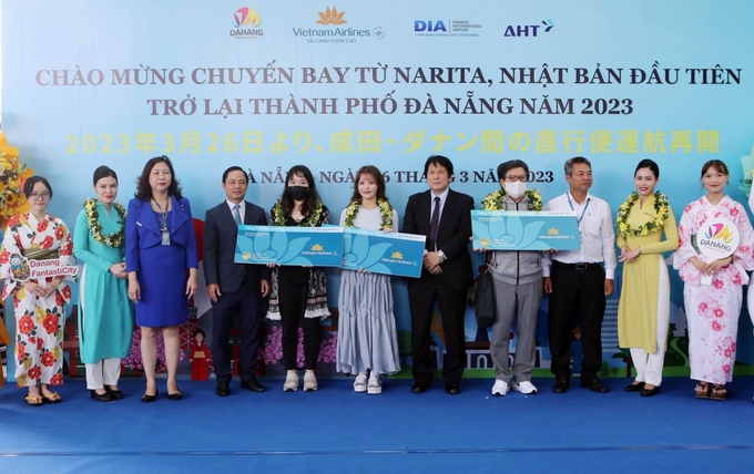 Vietnam Airlines đang khai thác đường bay Đà Nẵng - Tokyo (Narita) với tần suất 4 chuyến/tuần vào các ngày thứ Ba, Tư, Bảy và Chủ Nhật
