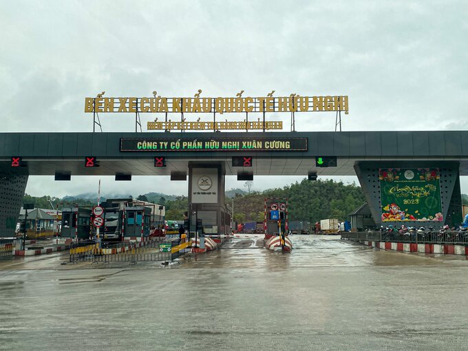 Cửa khẩu Quốc tế Hữu Nghị. Ảnh: Đức Mạnh