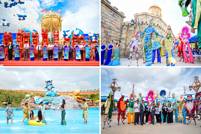 “Phát súng” đầu tiên mở màn cho NovaWorld Festival chính là Lễ khai trương Công viên nước Wonderland Water Park diễn ra vào sáng ngày 31/8