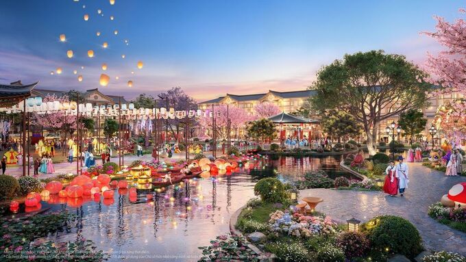 Công viên văn hóa Hàn Quốc K-Park và Quảng trường châu Âu Royal Square lần lượt khai trương kỹ thuật ngày 26/4 và 27/4