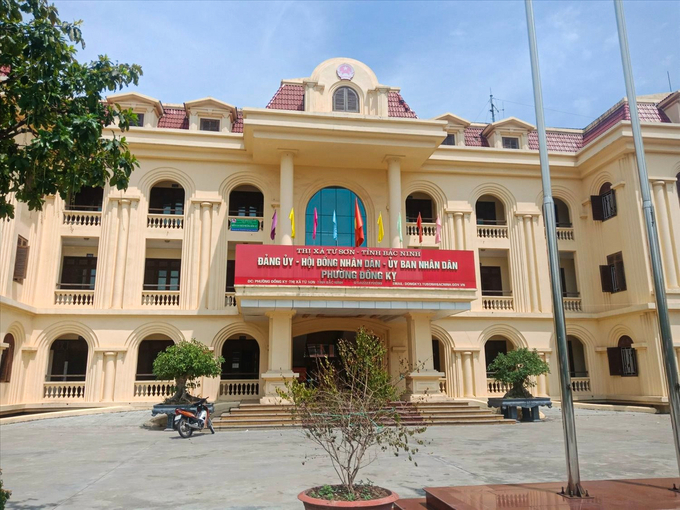 Trụ sở UBND phường Đồng Kỵ, TP Từ Sơn.