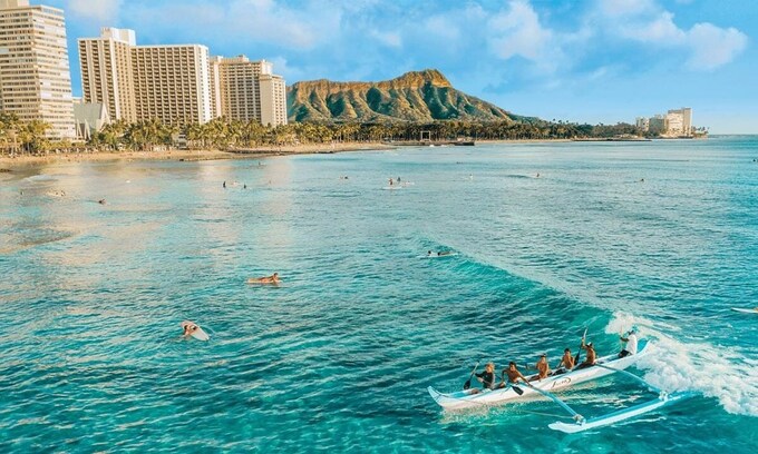 Trước hàng nghìn du khách đổ về Hawaii, Victorino. Ảnh Internet