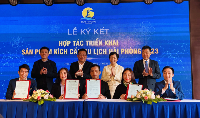 Các đơn vị ký cam kết thống nhất hình thành liên minh kích cầu du lịch Hải Phòng