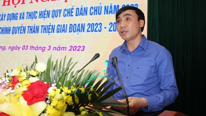 Ông Lương Thế Tuấn – Phó Bí thư Huyện ủy Lục Nam