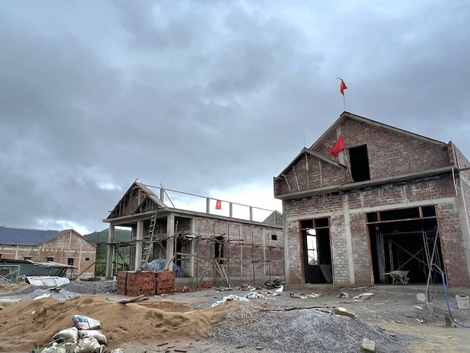 Tăng tốc đẩy nhanh tiến độ giúp người dân có chỗ ở mới, ổn định đón Tết Nguyên đán.