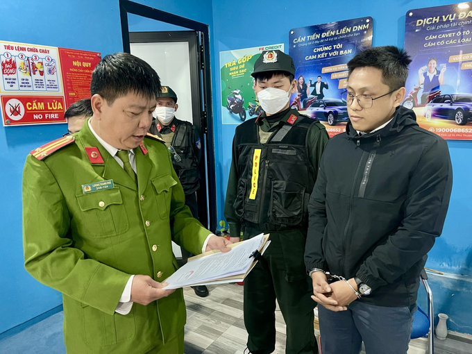 Lương Hoàng Nhật Nam (đối tượng cầm đầu).