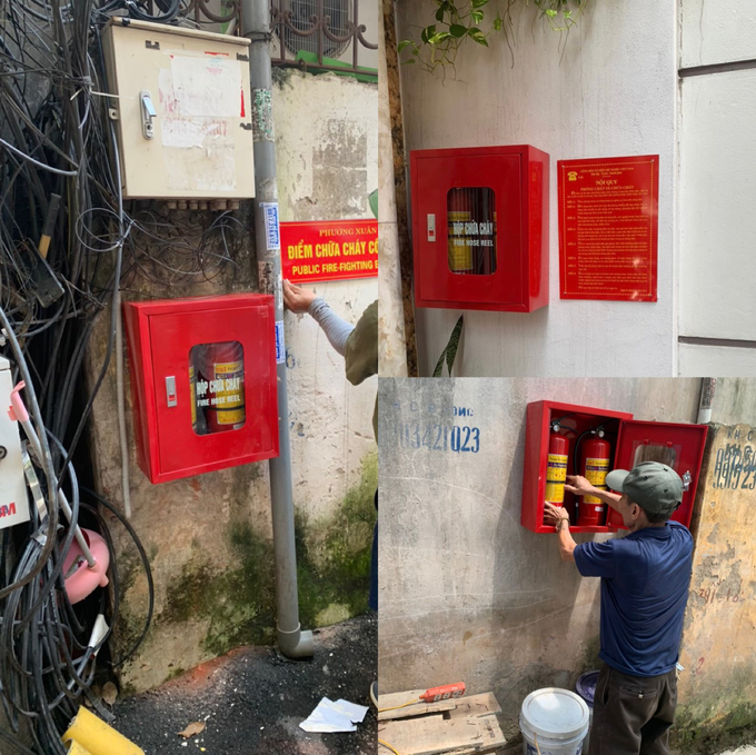 Phường Xuân La kích hoạt điểm chữa cháy công cộng