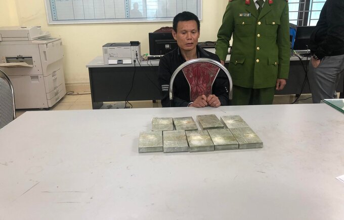Đối tượng Phạm Ngọc Hữu cùng tang vật