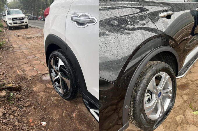 Kẻ xấu dùng vật sắc, bằng kim loại để làm hư hại, thủng lốp, sơn của các xe đỗ tại đây