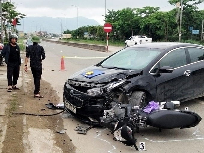 Hiện trường vụ tai nạn