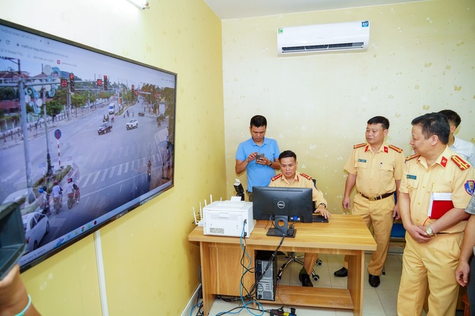 Trung tâm xử lý hình ảnh tại Phòng Cảnh sát giao thông đường bộ, đường sắt - CATP.