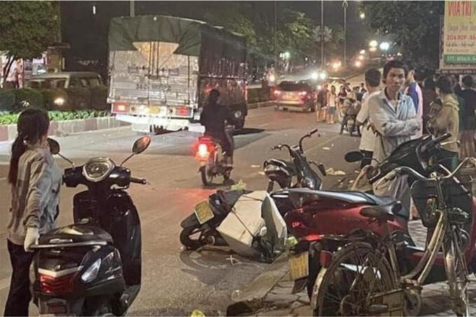 Hiện trường vụ tai nạn
