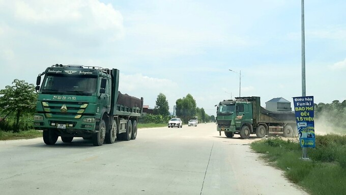 Điểm giao cắt trên đường vành đai IV thuộc địa phận xã Quảng Minh (Việt Yên) tiềm ẩn nguy cơ tai nạn