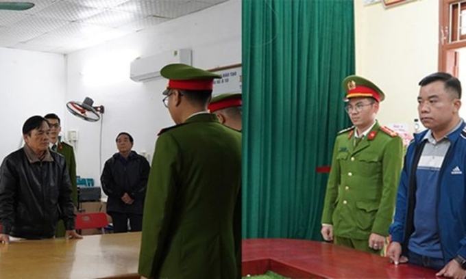 Giám đốc và trưởng phòng đào tạo lái xe ở Bắc Kạn bị khởi tố, bắt giam - Ảnh: Công an Bắc Kạn