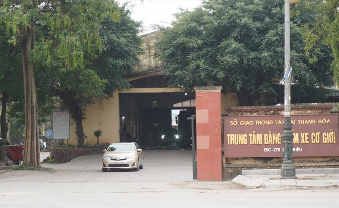 Trung tâm đăng kiểm xe cơ giới 36-01S, nơi xảy ra vụ tai nạn hy hữu