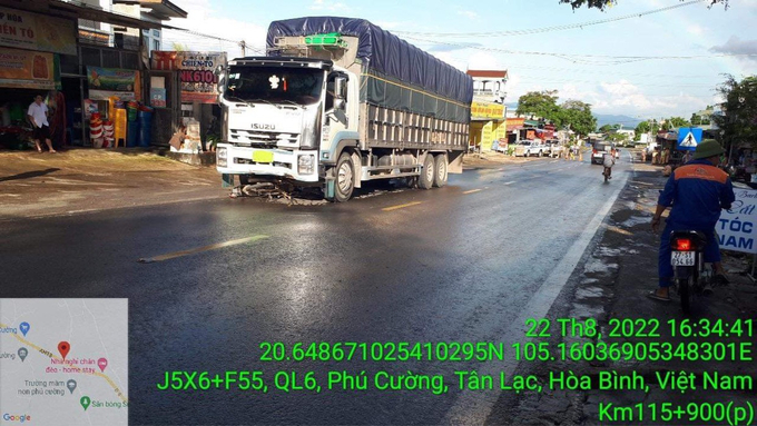 Hiện trường vụ va chạm