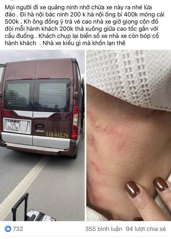 Hình ảnh đăng tải trên MXH