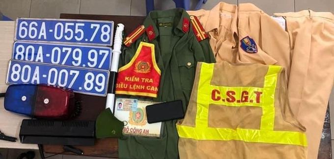 Tang vật thu giữ