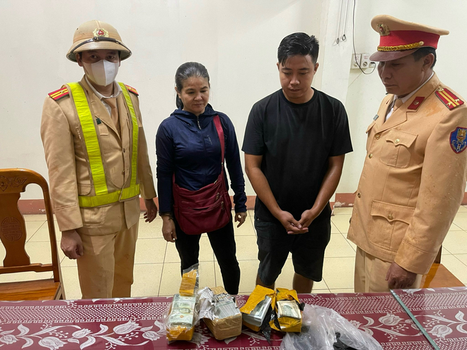 Người và tang vật bị phát hiện