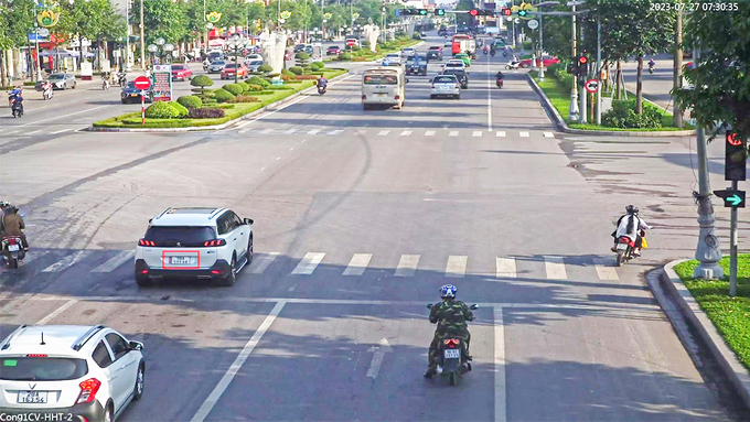 Thời gian qua lực lượng chức năng đã tiến hành xử phạt giao thông bằng camera an ninh qua đó từng bước đẩy mạnh nâng cao ý thức của người khi tham gia giao thông.