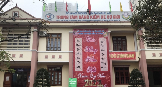 Trung tâm Đăng kiểm xe cơ giới Nghệ An 3701S