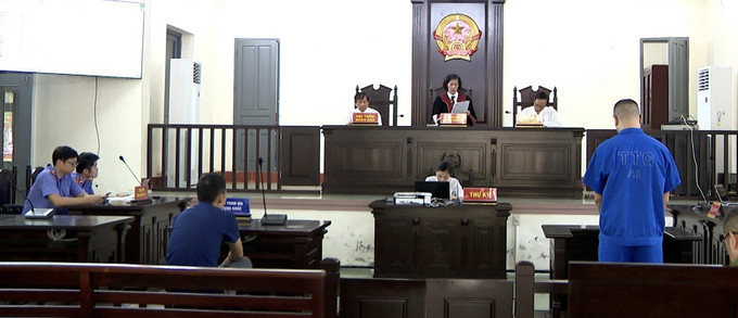 Quang cảnh phiên tòa. Ảnh: LD
